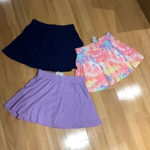 NWT/NWOT 3 Children’s Place Skirts/Skorts with shorts attached - size 16